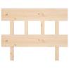 Stylish Solid Wood Pine Bed Headboard - 78.5x3x81 cm