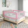 Toddler Safety Bed Rail Pink 160x25 cm Fabric Colour pink Size 160 x 25 cm Quantity in Package 1 