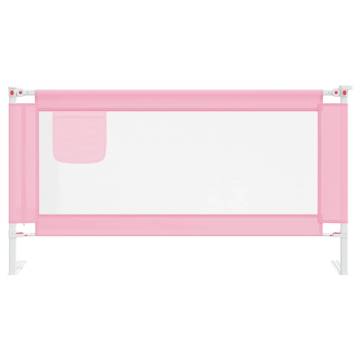 Toddler Safety Bed Rail Pink 160x25 cm - Hipo Market