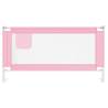 Toddler Safety Bed Rail Pink 160x25 cm - Hipo Market