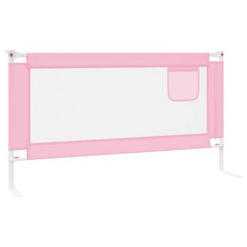 Toddler Safety Bed Rail Pink 160x25 cm - Hipo Market