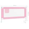 Toddler Safety Bed Rail Pink 160x25 cm - Hipo Market