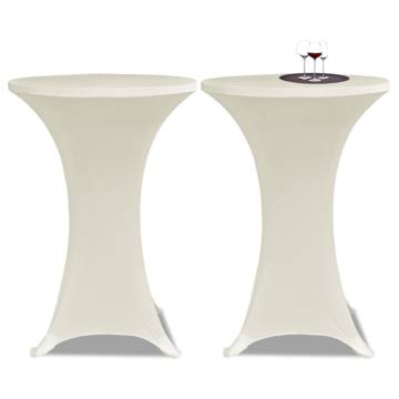 Cream Standing Table Cover Ø60cm - 2 pcs | Hipo Market