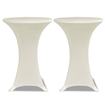 Cream Standing Table Cover Ø60cm - 2 pcs | Hipo Market