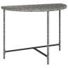 Garden Table Grey 100x50x75 cm Poly Rattan | HipoMarket