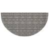 Garden Table Grey 100x50x75 cm Poly Rattan | HipoMarket