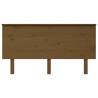 Stylish Honey Brown Bed Headboard - Solid Pine Wood