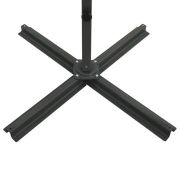 Cantilever Umbrella with LED Lights - 300 cm Anthracite