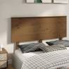 Stylish Honey Brown Bed Headboard - Solid Pine Wood