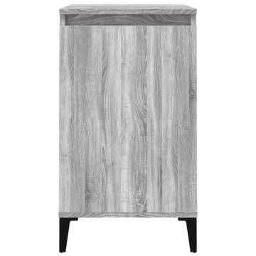 Stylish Grey Sonoma Bedside Cabinets - 2 pcs for Modern Interiors