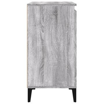 Stylish Grey Sonoma Bedside Cabinets - 2 pcs for Modern Interiors