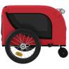 Pet Bike Trailer - Red & Black Oxford Fabric | HipoMarket UK