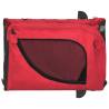 Pet Bike Trailer - Red & Black Oxford Fabric | HipoMarket UK