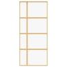 Sliding Door Gold 90x205 cm - Modern ESG Glass & Aluminium