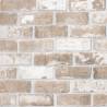 3D Brown Brick Pattern Wallpaper | Stylish Wall Decor