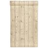 3D Wood Grain Brown Wallpaper - Stylish Home Decor