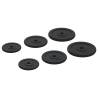 30 kg Cast Iron Weight Plates Set - 6 Pieces for Strength Training