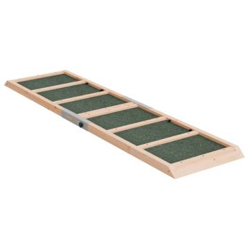 Dog Ramp Green - 120x30 cm Solid Wood Fir | HipoMarket