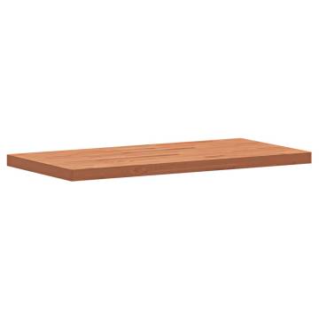 Solid Wood Beech Bathroom Countertop 100x50x4 cm - Hipomarket