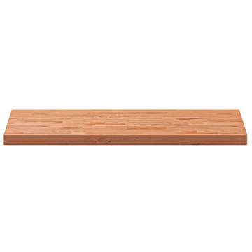 Solid Wood Beech Bathroom Countertop 100x50x4 cm - Hipomarket