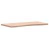 Solid Wood Beech Desk Top 80x(36-40)x2.5 cm - Hipomarket