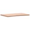 Solid Beech Wood Desk Top 100x(55-60)x4 cm | HipoMarket