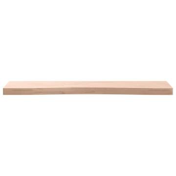 Solid Beech Wood Desk Top 100x(55-60)x4 cm | HipoMarket