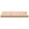 Solid Beech Wood Desk Top 100x(55-60)x4 cm | HipoMarket