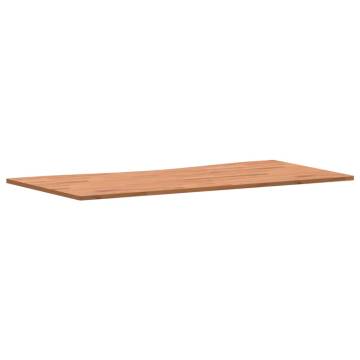 Solid Beech Wood Desk Top 110x(50-55)x1.5 cm - Hipomarket