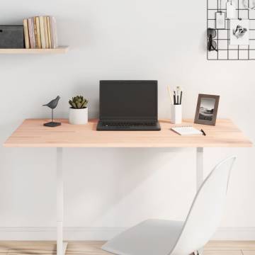 Solid Wood Beech Desk Top 110x60 cm | HipoMarket UK