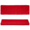 Red Stair Mats 10 Pcs - Non-Slip and Washable | HipoMarket