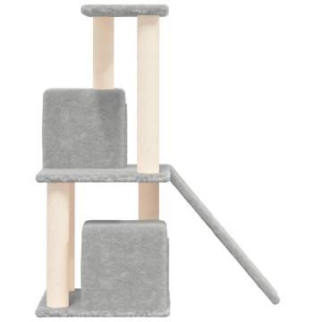 Cat Tree with Sisal Scratching Posts - Light Grey 82 cm