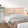 Bed Headboard 125.5x4x100 cm Solid Wood Pine Colour natural Size 125.5 x 100 cm Quantity in Package 1 