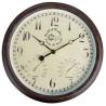 Esschert Design Station Clock with Thermo-Hygrometer 30.5 cm TF008 Colour bronze 
