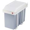 Hailo Multi-Box Duo Cupboard Bin 2x14L - Cream