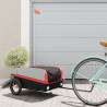 Bike Trailer Black and Red 30 kg Iron Colour red Size 122 x 52.5 x 42.5 cm 