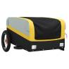 Heavy-Duty Bike Trailer - Black & Yellow 30 kg Capacity