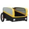 Heavy-Duty Bike Trailer - Black & Yellow 30 kg Capacity