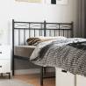 Metal Headboard Black 120 cm Colour black Size 120 cm Quantity in Package 1 