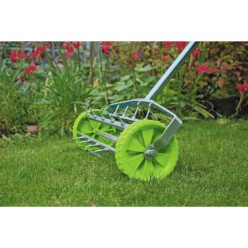 Draper Tools Rolling Lawn Aerator 450 mm - Green Tool