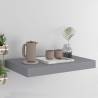 Floating Wall Shelf Grey 40x23x3.8 cm MDF Colour grey Size 40 x 23 x 3.8 cm Quantity in Package 1 Number of Pieces 