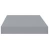 Floating Wall Shelf Grey 40x23x3.8 cm - Stylish Home Display