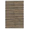 Hand-Woven Jute Bathroom Mat Set – Natural & Black Rug