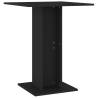 Stylish Black Bistro Table - 60x60x75 cm Engineered Wood