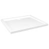 Rectangular ABS Shower Base Tray White 80x90 cm - Hipomarket