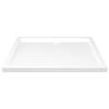 Rectangular ABS Shower Base Tray White 80x90 cm - Hipomarket