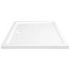 Rectangular ABS Shower Base Tray White 80x90 cm - Hipomarket