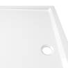 Rectangular ABS Shower Base Tray White 80x90 cm - Hipomarket