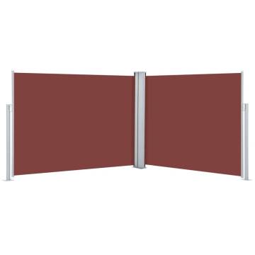 Retractable Side Awning Brown 140x1000 cm | HipoMarket