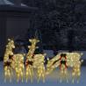 Christmas Reindeers 6 pcs Gold Warm White Mesh Colour gold Quantity in Package 6 Number of LEDs 1 